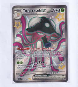 Toedscruel ex 213/091 NM Paldean Fates Shiny Ultra Rare Pokemon NM - Image 1