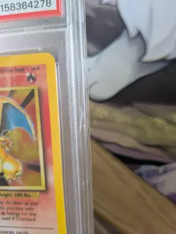 Pokemon TCG Charizard Base Set 4/102 Holo Unlimited Holo Rare PSA 6 - Image 2
