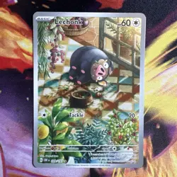 Pokemon Obsidian Flames Lechonk Illustration Rare 209/197 NM - Image 1