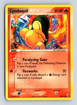 Cyndaquil 54/115 C Unseen Forces Pokemon MP - Image 1
