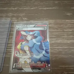 Nintendo Pokemon TCG Karen Trainer Holo Holo Rare English Standard Size - Image 1