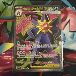POKEMON Mega Starmie EX 102/088 Perfect Order NM SEE PICTURES 📸 👀 - Image 1