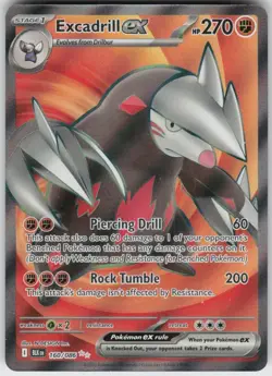 UR-01 Excadrill ex 160/086 Ultra Rare Black Bolt Near Mint - Image 1