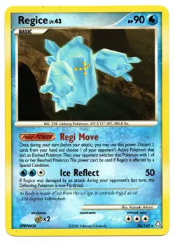 Regice - 36/146 - Pokemon Diamond & Pearl: Legends Awakened Card Rare - Image 3