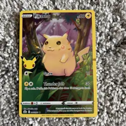 Pikachu Full Art Celebrations Stamp 005/025 Mint Condition Pokemon - Image 1