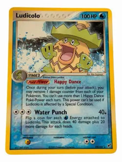 Ludicolo - 19/107 EX Deoxys 2005 - Vintage - Pokemon TCG - Image 1