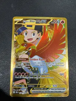 Pokemon TCG Gold Ethan's Ho-Oh EX Card 239/182 NM/Mint - Image 3