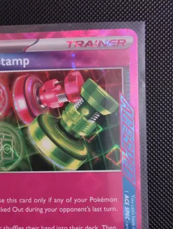 Unfair Stamp 165/167 Sv06 Twilight Masquerade Ace Holo Pokemon TCG NM Condition - Image 3