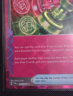 Unfair Stamp 165/167 Sv06 Twilight Masquerade Ace Holo Pokemon TCG NM Condition - Image 5