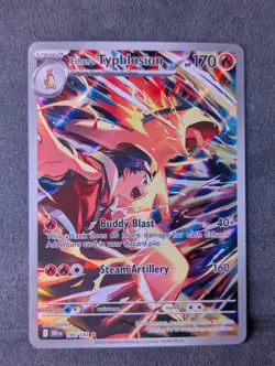 Pokemon Ethan's Typhlosion 190/182 Illustration Rare NM Destined Rivals - Image 1