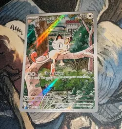 Meowth 106/094 IR - Phantasmal Flames Pokemon TCG NM-M - Image 1