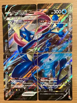 PokPokemon card Japanese Greninja V-UNION 4 card set 001-004/013 SP5 Holo - Image 1