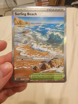 Pokemon TCG - Surfing Beach 114/086 Full Art Ultra Rare - Chaos Rising - NM/M - Image 1