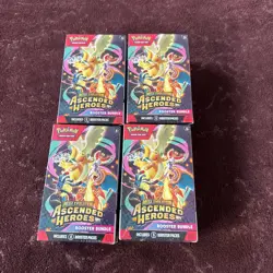 Pokemon TCG Ascended Heroes Booster Bundle x4 New Factory Sealed mega evolution - Image 1