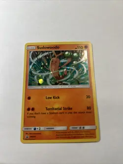 Sudowoodo SM207 Pokemon Card 2019 Holo Black Star Promo Pokemon TCG Sun Moon - Image 1