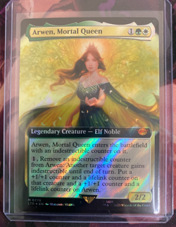MTG, ARWEN, MORTAL QUEEN (EXTENDED ARTSURGE FOIL) (LTR) NM OR BETTER CONDITION - Image 4