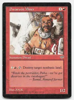 Dwarven Miner Uncommon The List Reprints Magic: The Gathering Lightly Played - Image 1