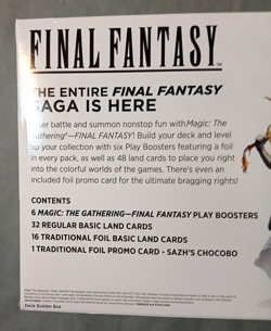 Magic The Gathering Final Fantasy. MTG Deck Builder Box. Sazh’s Chcobo, Sealed - Image 5