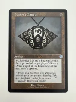 Mishra’s Bauble Retro Frame MTG Magic the Gathering Card NM Near Mint BRR - Image 1