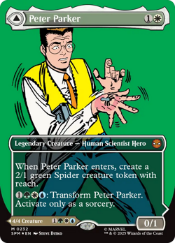 Peter Parker // Amazing Spider-Man (FOIL) x1 - MTG Marvel's Spider-Man SPM #232 - Image 1