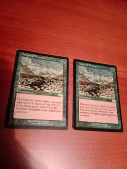 MTG NM Carpet of Flowers Urza's Saga English - Image 1