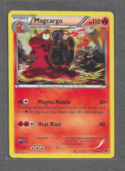 Magcargo 21/146 Pokemon Card XY Base Set Rare Non Holo - Image 1