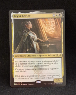 TEYSA KARLOV MAGIC: THE GATHERING 2019 WIZARDS OF THE COAST CARD 212/ 259 R - Image 3