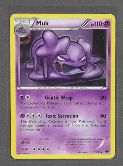 MUK 53/99 Pokemon Card Non-Holo Rare Black and White Next Destinies Set - Image 1