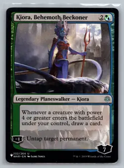 Kiora, Behemoth Beckoner U The List Reprints 232/264 NM - Image 1