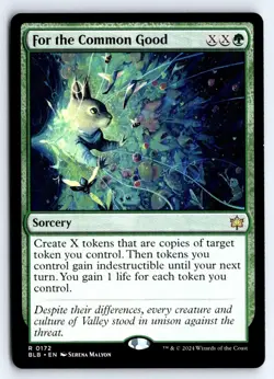 For the Common Good 172 Rare Bloomburrow Magic: The Gathering NM - Image 1