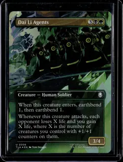 Dai Li Agents (Borderless) - 306 - Foil - TLA - NM - MTG Magic the Gathering - Image 1