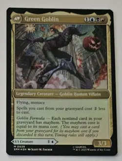 Norman Osborn 0039 MTG Marvel's Spider-Man Mythic NP Foil - Image 2