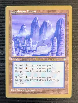Karplusan Forest [Ice Age] - 1998 World Championships Seattle - MtG - NM - Image 1