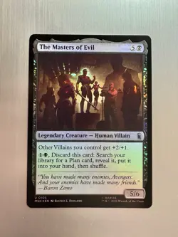 The Masters Of Evil - 105 - MTG: Marvel Super Heroes - Uncommon - FOIL - Image 1
