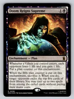 Doom Reigns Supreme 96 Rare Marvel Super Heroes Magic: The Gathering Foil NM - Image 1