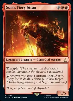 MTG Surtr, Fiery Jotun, NM-Mint, English Universes Beyond: Assassin's Creed - Image 1
