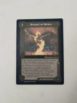 Balrog Of Moria - The Wizards Unlimited - Middle Earth CCG MECCG Rare NM - Image 1