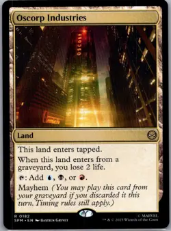 Oscorp Industries (R) #182 Marvel's Spider-Man MTG NM - Image 1