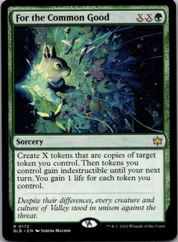 For the Common Good 172 Rare Bloomburrow Magic: The Gathering Lightly Played - Image 1