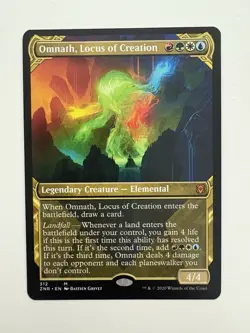 Omnath Locus of Creation Showcase MTG Magic the Gathering Card NM Near Mint ZNR - Image 1