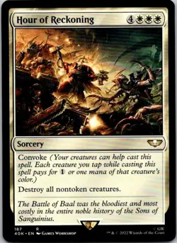 Magic the Gathering Hour of Reckoning Warhammer 40,000 Commander MTG - Image 1