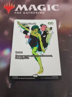 Mtg. Sundering Growth. Foil Borderless. Marvel Universe Eternal-Legal. Nm - Image 1