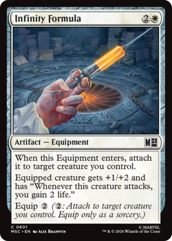 MTG magic 1x Infinity Formula FOIL (M/NM) Commander Marvel Super Heroes - Image 1