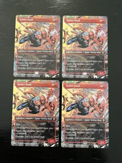 Spider-Punk Borderless X4X NM/M Marvel’s Spider-Man SPM Magic the Gathering MTG - Image 1