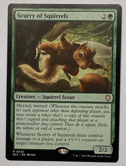 MTG - Scurry of Squirrels - Bloomburrow Commander - Image 1