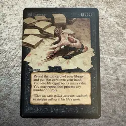 Ad Nauseam - Custom Art MTG Magic The Gathering Playtest Card - Image 1