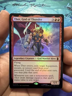 Thor, God of Thunder Marvel Super Heroes Foil - Image 1