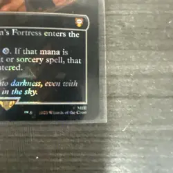MTG Isengard, Saruman's Fortress Surge Foil LOTR LTC #389 LP Magic Card - Image 3