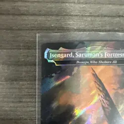 MTG Isengard, Saruman's Fortress Surge Foil LOTR LTC #389 LP Magic Card - Image 5