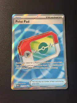 Poke Pad 113/088 Pokemon Perfect Order Ultra Rare Full Art Holo NM - Image 1